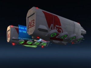 sci fi truck 3D Model