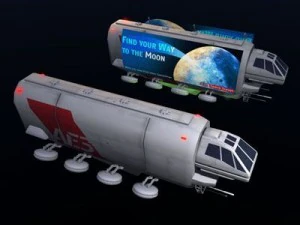 sci fi truck 3D Model