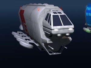 sci fi truck 3D Model