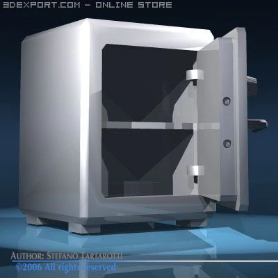 seguro Modelo 3D .c4d .max .obj .3ds .fbx .stl .blend 