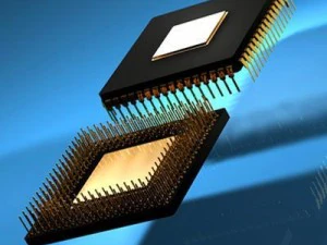 电脑芯片 3D 模型