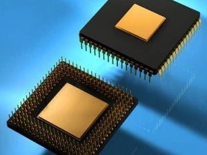 电脑芯片 3D 模型