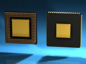 电脑芯片 3D 模型