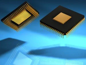 电脑芯片 3D 模型