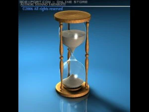 sand glass 3D Model