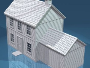 house with rooftiles 3D Model