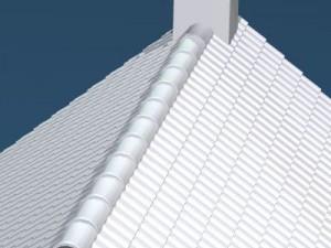 house with rooftiles 3D Model