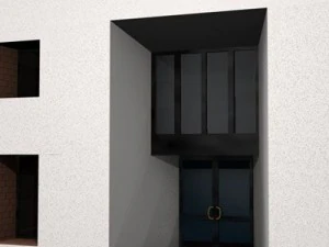 edificio de la galer&iacute;a de arte Modelo 3D