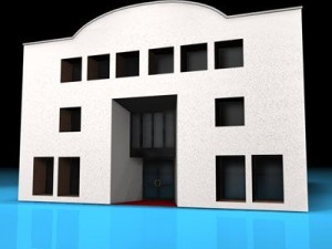 art gallery building Modèle 3D
