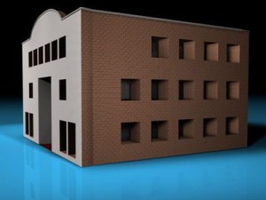 art gallery building Modèle 3D