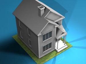 house in american modern style 3D Model