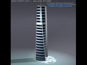 skyscraper building Modello 3D