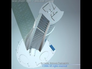 skyscraper building Modello 3D