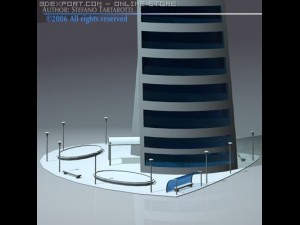 skyscraper building Modello 3D