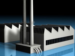 stilizedcity factory 3D Модель