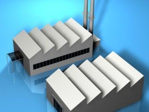 stilizedcity factory 3D Модель
