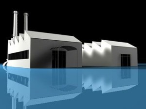 stilizedcity factory 3D Модель