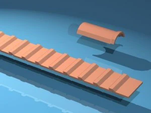 roof tiles 3D Model