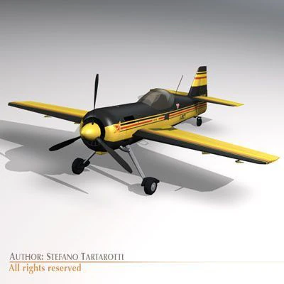 sukhoi su31m 3D Model .c4d .max .obj .3ds .fbx .stl .blend 