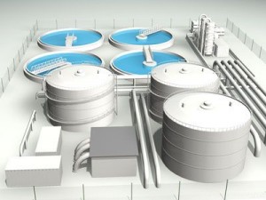 treatment plant 3D Model