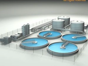 treatment plant 3D Model