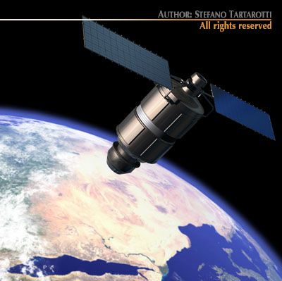 iridium 33 satellite Modelo 3D .c4d .max .obj .3ds .fbx .stl .blend 