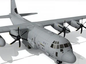 c130j 슈퍼 헤라클레스 3D 모델