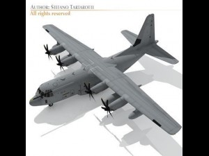 c130j super hercules 3D Модель