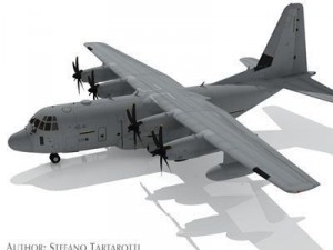 c130j super hercules 3D Модель
