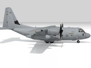 c130j super hercules 3D Модель