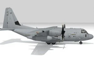 C130J超级大力士 3D 模型