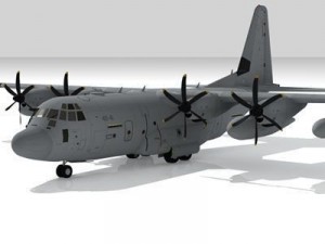 c130j super hercules 3D Модель