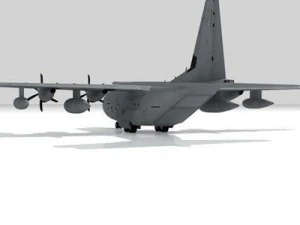 C130J超级大力士 3D 模型