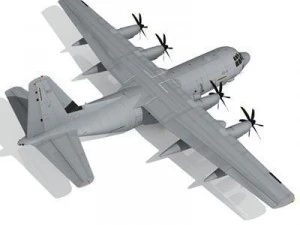 C130J超级大力士 3D 模型