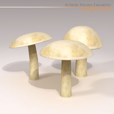 mushrooms Modelo 3D .c4d .max .obj .3ds .fbx .stl .blend 