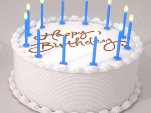 birthday cake 3D Model