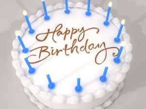 birthday cake 3D Model