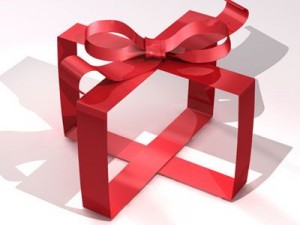 gift ribbon Modelo 3D