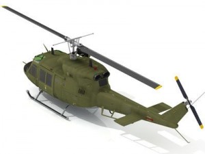 b 212 army Modelo 3D