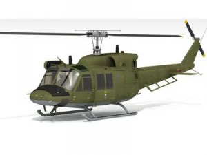 b 212 army 3D Model