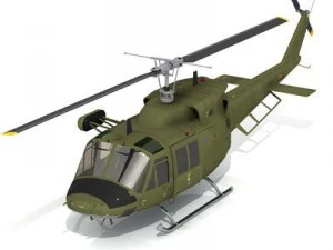 b 212 army 3D Model