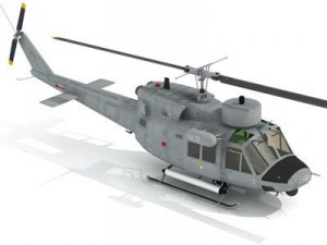 b 212 asw navy 3D Model