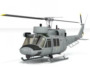 b 212 asw navy 3D Model