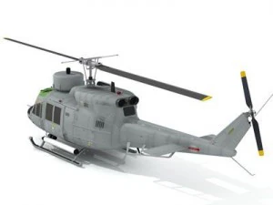 b 212 asw navy 3D Model