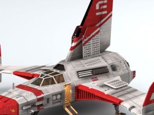 spaceship 4 Model 3D