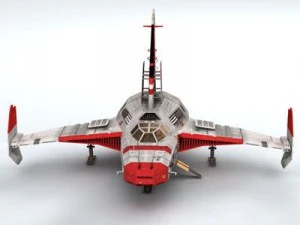 spaceship 4 3D Model