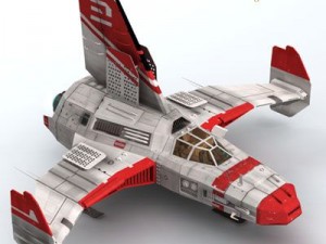 spaceship 4 Model 3D