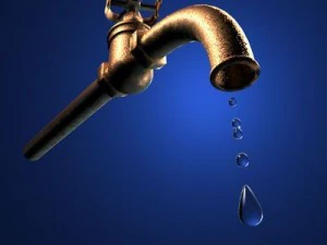 tap with water drops 3D Model