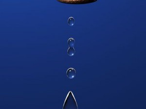 tap with water drops Modelo 3D