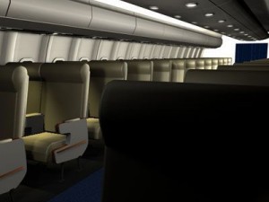 interior plane Modello 3D